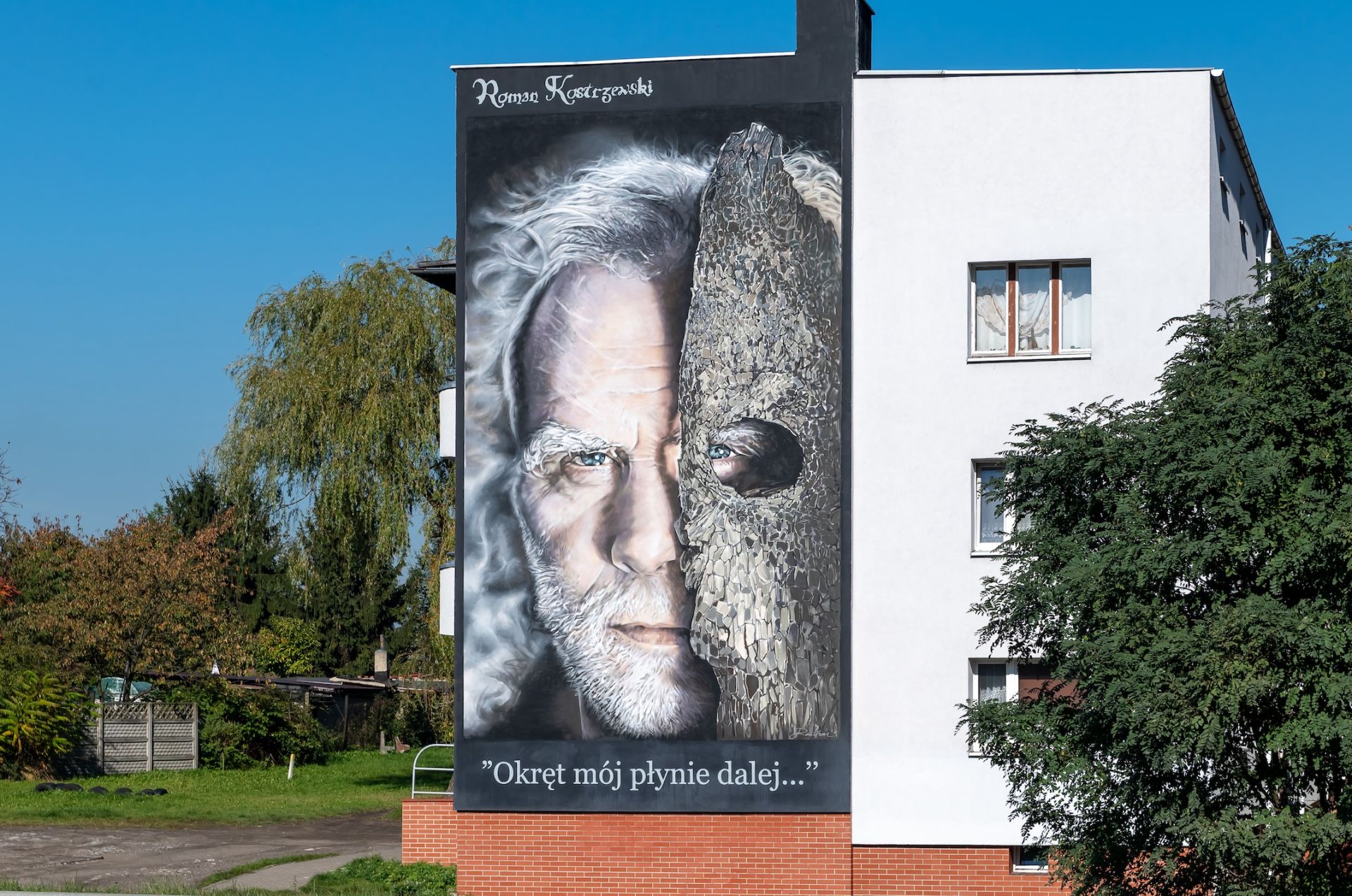 W Bytomiu powstał mural Romana Kostrzewskiego