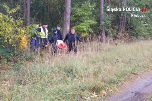 Wycieńczony mężczyzna znaleziony w lesie w Krzepicach