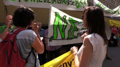 Protest w Katowicach! Mieszkańcy Imielina nie chcą wydobycia "na zawał". Boją się o domy