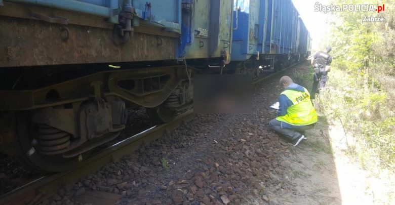 Tragedia na torach! Pociąg towarowy relacji Zabrze-Ruda Śląska potrącił mężczyznę