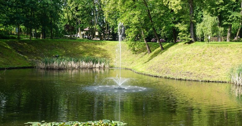 Fontanna na środku stawu? Park Szwajcara w Gliwicach ma nową atrakcję (fot.MZUK Gliwice)