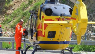 Tragiczny wypadek na terenie ośrodku GEOsfera w Jaworznie. Z wysokości ok, 20 metrów spadł mężczyzna (zdjęcia: Bartłomiej Lesiak - Fotografia Ratownicza)