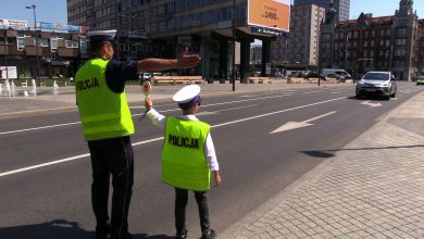 Mikołaj Dziedzic, Młodzieżowy Ślązak Roku razem z policją w Dzień Dziecka pouczał zbyt szybkich kierowców