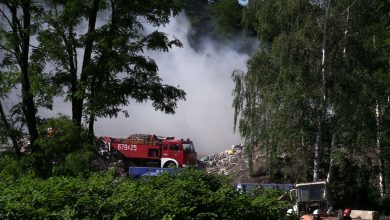 Kolejne pożary na składowiskach odpadów w woj.śląskim [WIDEO] (fot.mat.TVS)