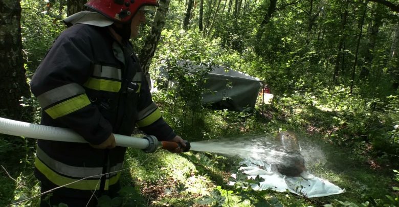 Walka z ogniem w Mysłowicach. Strażacy zawsze dają z siebie 100% [WIDEO] (fot.mat.TVS)