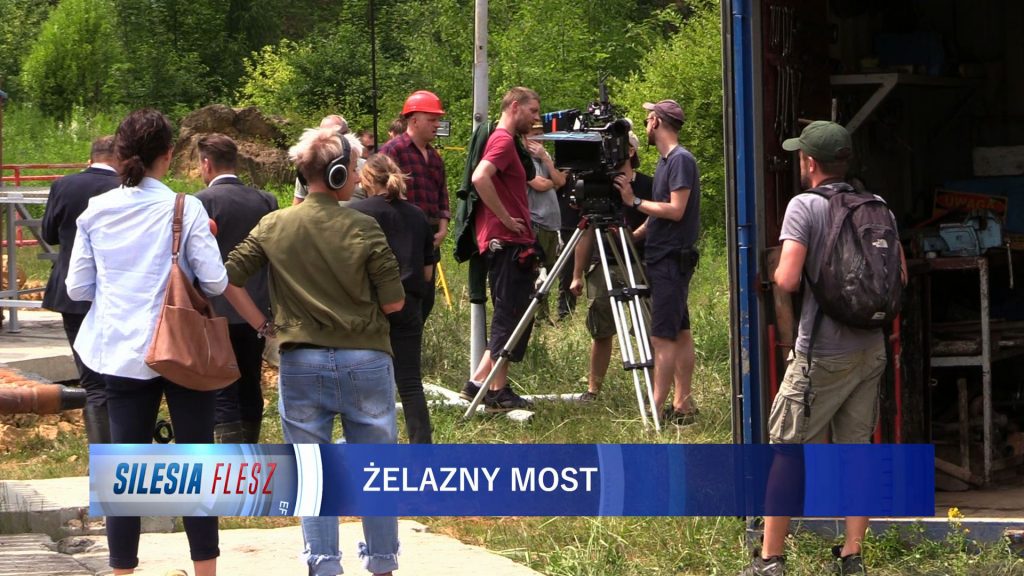 Topa, Kijowska i Simlat na planie filmy "Żelazny Most". Zdjęcia powstają w Bytomiu