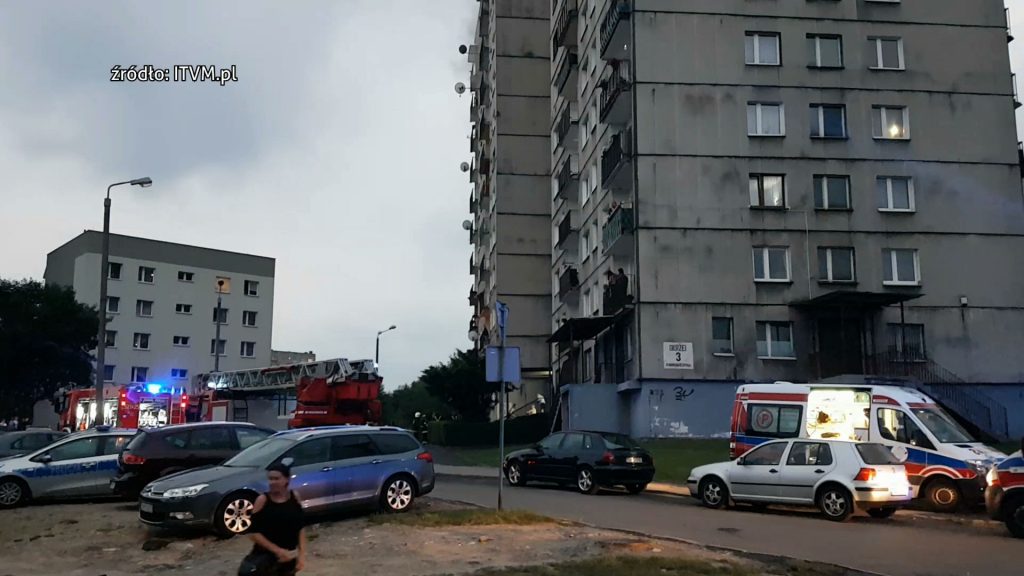 Pożar instalacji w bloku w Mysłowicach. Kiedy mieszkańcy będą mieli prąd?