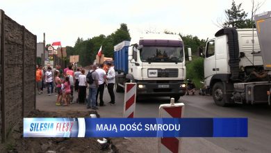 Protest mieszkańców Siemianowic Śląskich przed BM Recykling. Nie chcą smrodu i odpadów