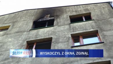 Zabrze: Mężczyzna podczas pożaru wyskoczył z okna na 4. piętrze!