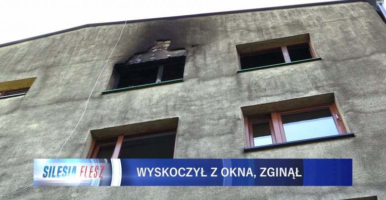 Zabrze: Mężczyzna podczas pożaru wyskoczył z okna na 4. piętrze!