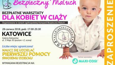 Bezpieczny maluch - bezpłatne warsztaty dla rodziców w Katowicach (fot.mat.prasowe)