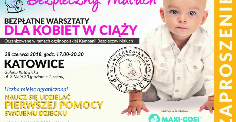 Bezpieczny maluch - bezpłatne warsztaty dla rodziców w Katowicach (fot.mat.prasowe)