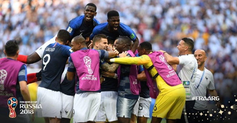 Francja - Argentyna (fot. twitter FIFA)