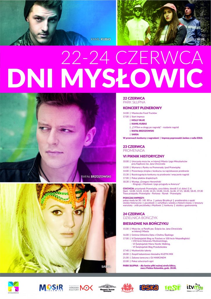 Dni Mysłowic 2018 – zagrają Rafał Brzozowski i Sarsa! [PROGRAM] (fot.mat.prasowe)