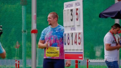 Wojciech Nowicki rzucił młotem 81,45 m podczas niedzielnego międzynarodowego mityngu lekkoatletycznego w Gliwicach (fot.UM Gliwice)