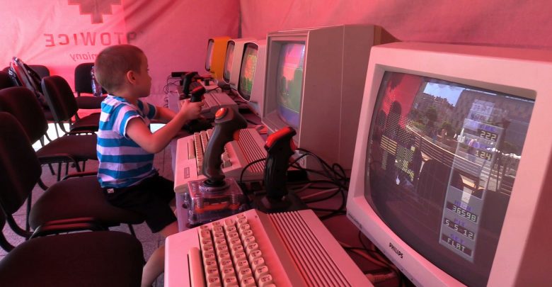 Stare gry komputerowe opanowały Rynek w Katowicach