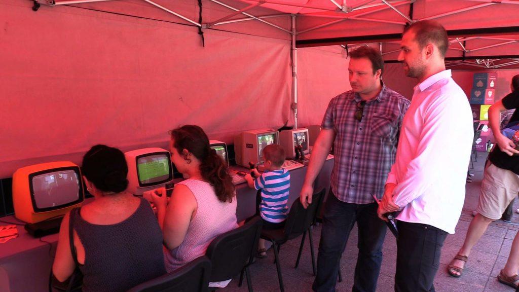 Na katowickim rynku można było zagrać w prawdziwe klasyki gier komputerowych