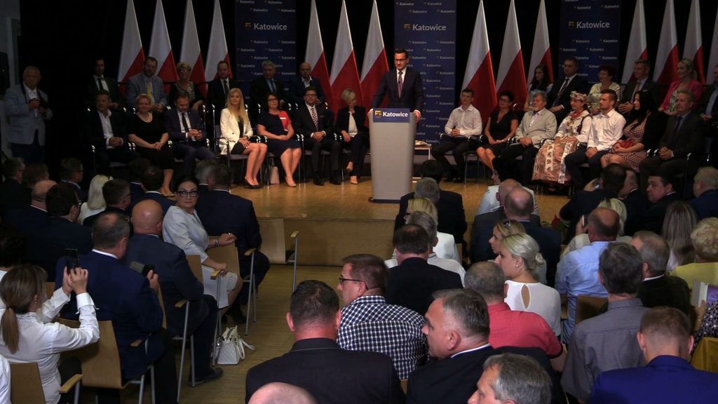 Premier Mateusz Morawiecki odwiedził dziś województwo śląskie. Był między innymi w Bytomiu, Katowicach i na Jasnej Górze