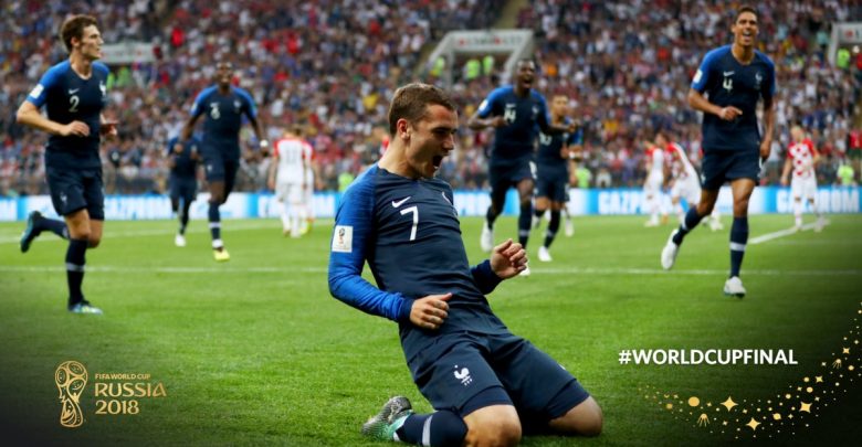 Francja - Chorwacja (fot. twitter FIFA)