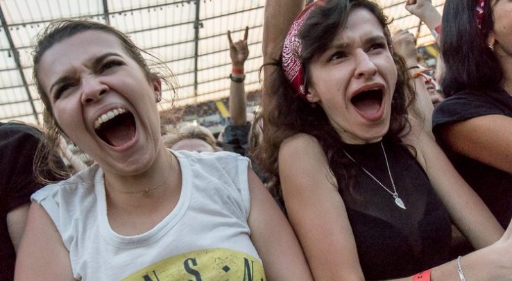 Guns N’ Roses zagrali niesamowity na Stadionie Śląskim. To pierwsze muzyczne wydarzenie na zmodernizowanym obiekcie (fot.slaskie.pl/Tomasz Żak)