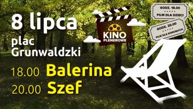 Kino Plenerowe na pl. Grunwaldzkim w Gliwicach już w niedzielę 8 lipca (UM Gliwice)