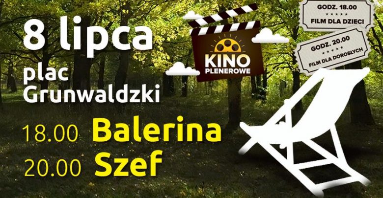 Kino Plenerowe na pl. Grunwaldzkim w Gliwicach już w niedzielę 8 lipca (UM Gliwice)