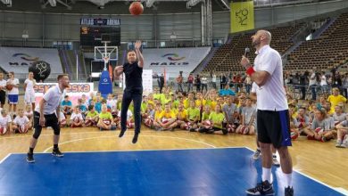 Rusza Marcin Gortat Camp. W kosza zagrał nawet prezydent Duda (fot.TVP)