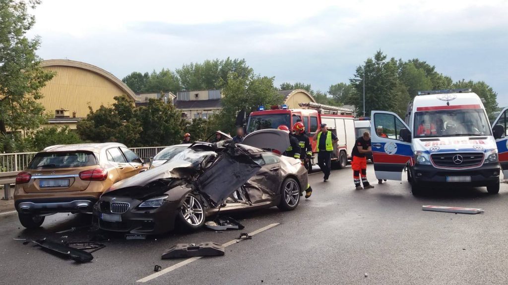 Koszmarny wypadek na DTŚ w Zabrzu! ZDJĘCIA Potężny korek ...