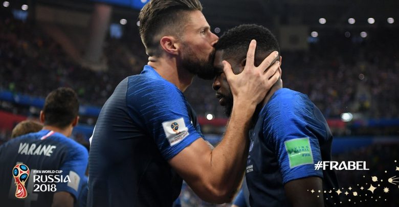 Francja - Belgia (fot. twitter FIFA)