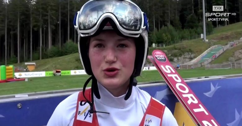 Kinga Rajda awansowała do konkursu Letniego Grand Prix w Hinterzarten (fot.TVP Sport)