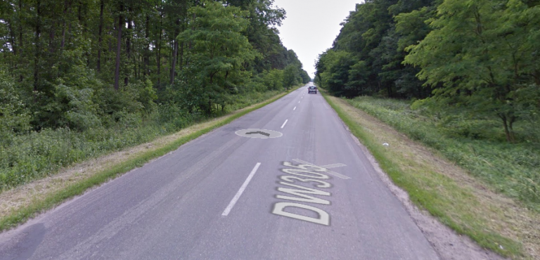 Śmiertelny wypadek na drodze. Nie żyje 13-letnia rowerzystka (fot. mapy google)