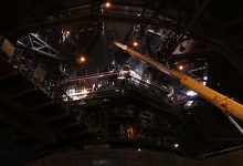 Remont wielkiego pieca w dąbrowskiej Hucie ArcelorMittal [WIDEO] To w nim produkuje się rocznie 2 mln ton stali (fot.mat.TVS)
