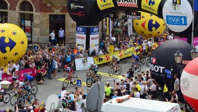 Tour de Pologne przejechał z Tarnowskich Gór do Katowic [WIDEO]