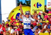 Alvaro Jose Hodeg z grupy Quick-Step Floors wygrał trzeci etap 75. Tour de Pologne ze Stadionu Śląskiego do Zabrza i został nowym liderem klasyfikacji generalnej (fot.TdP)