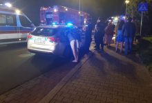 Pożar bloku przy Lenartowicza w Bielsku. Mieszkańców ratowali policjanci . fot. KMP Bielsko-Biała/S. Gorząd – Radio Bielsko „Waszym okiem”