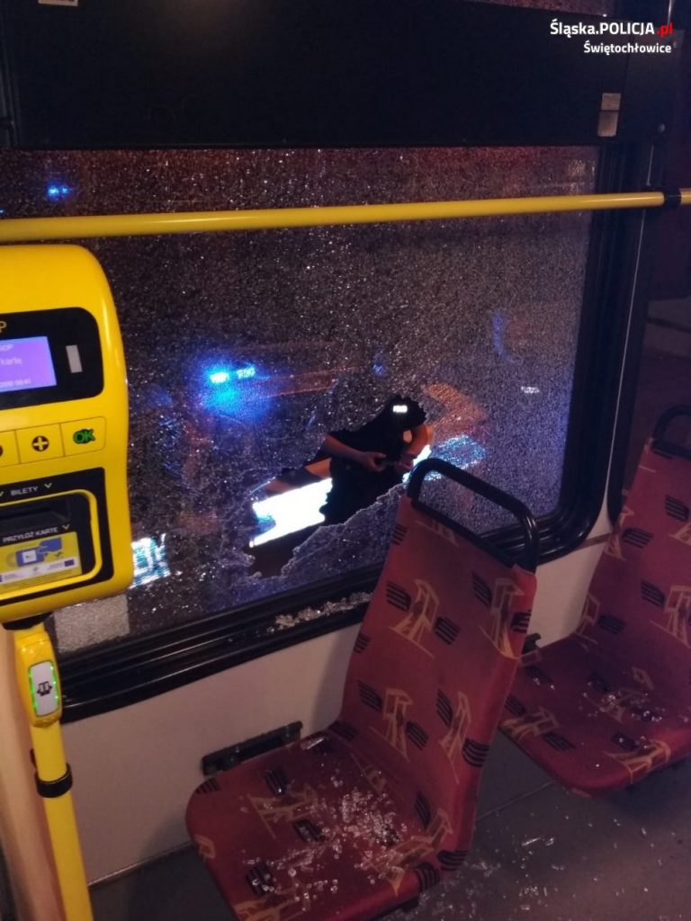 Świętochłowice-Lipiny: Złapano sprawcę zdemolowania tramwaju (fot.policja)