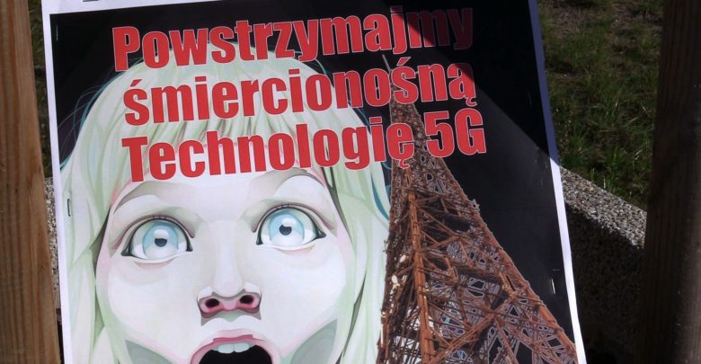 Gliwice jako pierwsze miasto w Polsce będzie testowało technologię 5G. Mieszkańcy protestują [WIDEO] (fot.mat.TVS)