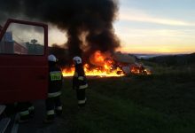 "W trakcie jazdy zauważył dym i ogień wydobywające się z deski rozdzielczej". Auto 61-latka spłonęło doszczętnie [FOTO] (fot.Policja Podkarpacka)