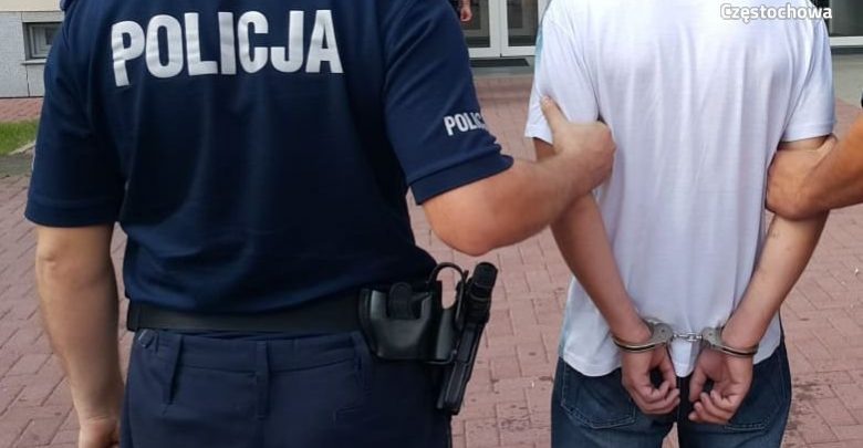 Częstochowa: Brutalny atak na obywateli Ukrainy. W ruch poszły szklane butelki (fot.Śląska Policja)