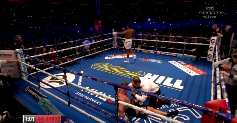 Co za NOKAUT! Anthony Joshua odpalił! Aleksandr Powietkin na deskach