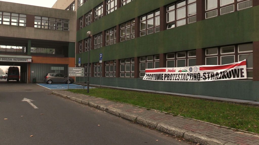 Drugi dzień strajku w Wojewódzkim Szpitalu Specjalistycznym nr 3 w Rybniku. Co z pacjentami?