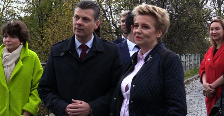 Jedna z wyborczych rekordzistek - czyli prezydent Łodzi z ponad 70-procentowym poparciem w wyborach, sama z poparciem do Bytomia przyjechała