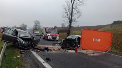 Tragiczny wypadek z udziałem seata i peugeota [ZDJĘCIA] Nie żyje 70-latek (fot.Policja Podkarpacka)