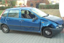 Ukradł auto, żeby dojechać do dziewczyny. Po drodze dachował, ale i tak dojechał (fot.Policja Wielkopolska)