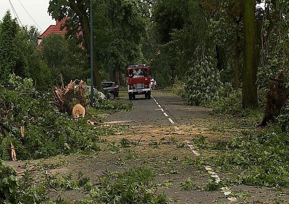 Silny wiatr w woj.śląskim: o poranku bez prądu 6 tys. odbiorców