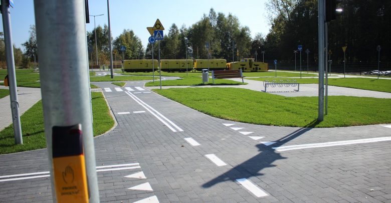 W Rudzie Śląskiej powstało miasteczko ruchu drogowego. To projekt, na który mieszkańcy głosowali w Budżecie Obywatelskim (fot.UM Ruda Śląska)