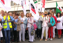 Demonstracja nie pomogła: rozpoczął się strajk w rybnickim szpitalu