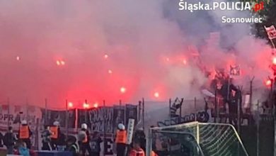 Są zatrzymania po meczu Zagłębia Sosnowiec z Cracovią. Na razie policja zatrzymała trzech kibiców (fot.KMP Sosnowiec)