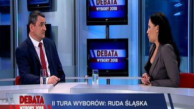 Debatę Prezydencką TVS Ruda Śląska poprowadziła Anna Tabaka. Nie zabrakło pytań o polityczną przynależność, ale i o to, co udało się Markowi Wesołemu jako radnemu, zrobić dla Rudy Śląskiej