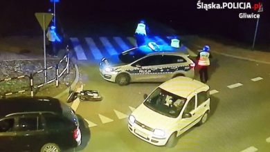 Gliwice: mieszkaniec zatrzymał pijanego motorowerzystę [WIDEO]